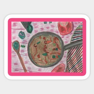 Italian Paella Sticker